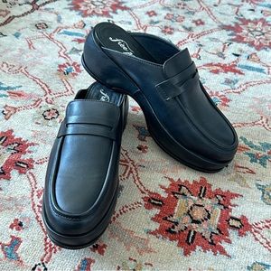 NEW! Free People Winston Platform Loafer Mule